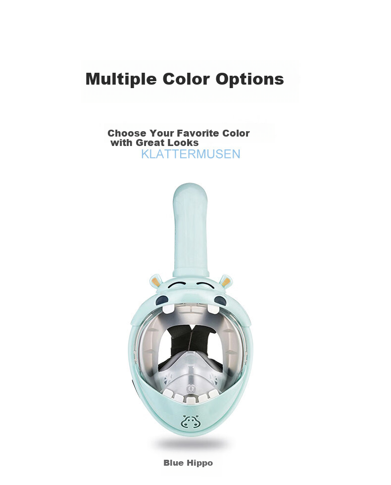 Liomirror Kids Diving Mask Swimming Gear Anti-Fog Full Dry Snorkel Myopia Swim Goggles Pink Unicorn 7