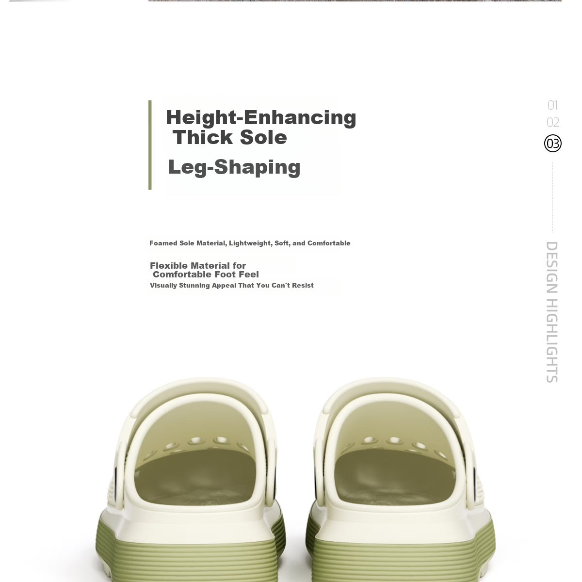Lidani Thick Sole Height Increasing Women's Clog Surgical Room 2026 Summer New Beach Outdoor EVA Couple Slippers for Women 14