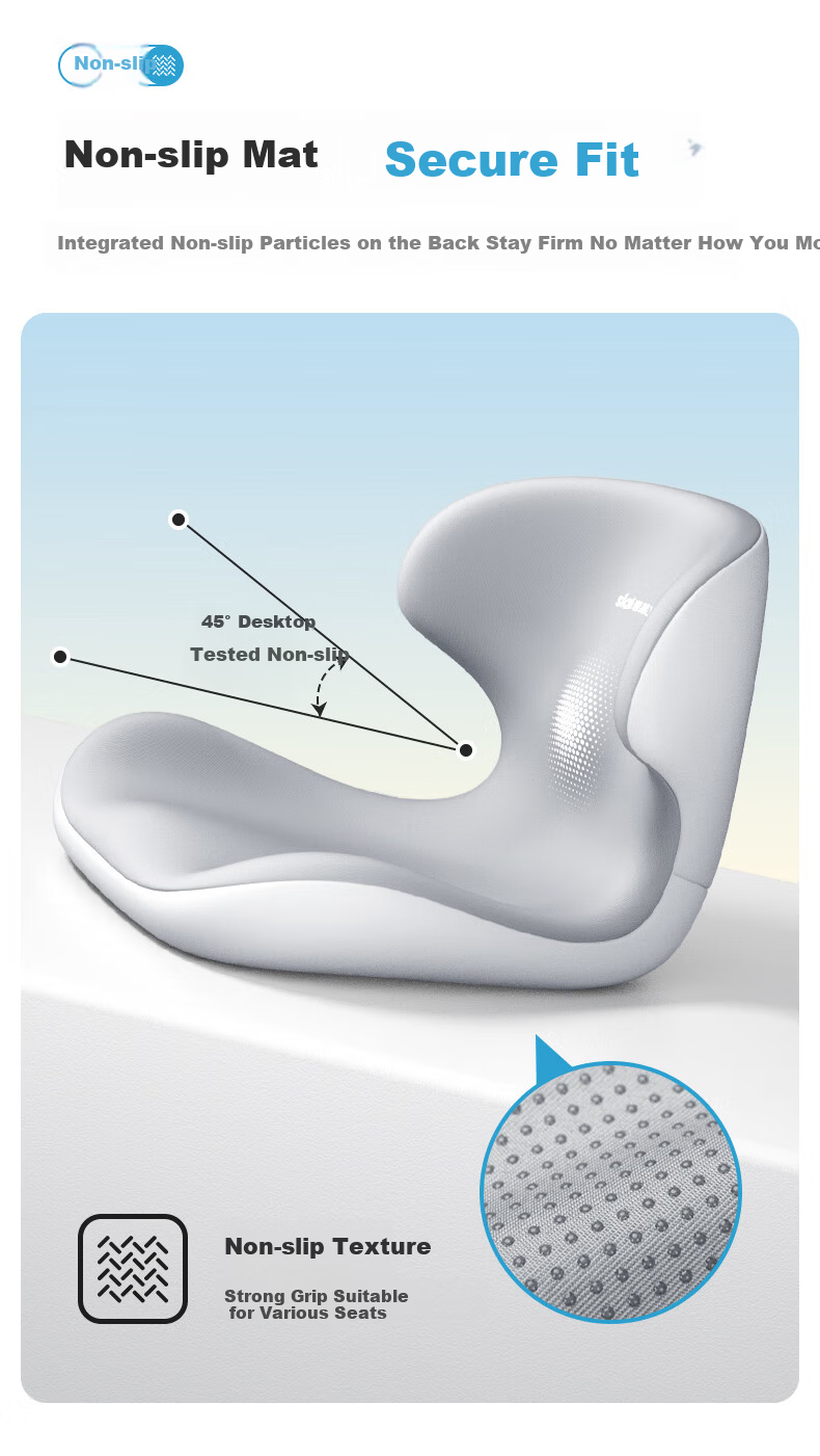 Slyeiy Lumbar Support Cushion Office Backrest Ergonomic Waist Pillow Popular New Product 9