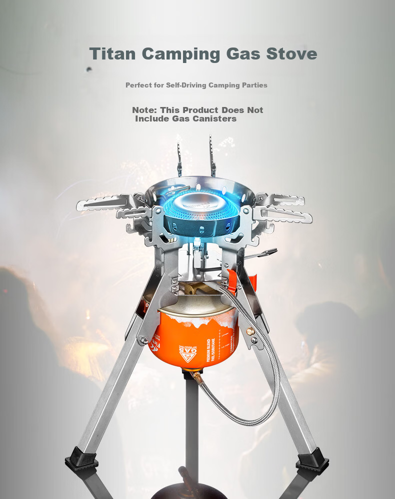 FIRE-MAPLE Titan Camping Gas Stove 4000W High-Power Integrated Outdoor Camping Gas Cooker 1
