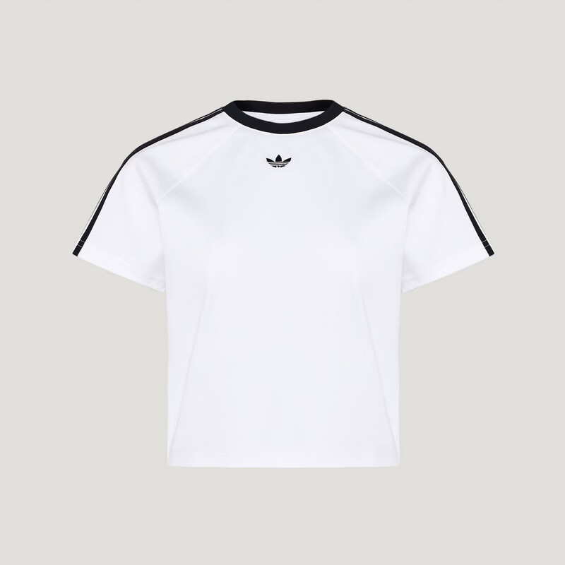 Adidas Originals Women's BABY TEE W Short Sleeve T-Shirt KT7793 White XL 2