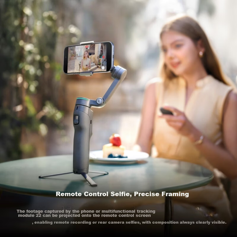 DJI Osmo Mobile 8P Smartphone Gimbal Stabilizer Handheld Remote Control Selfie 360 Tracking Vlog Tool AI Tracking Module Kit New Arrival