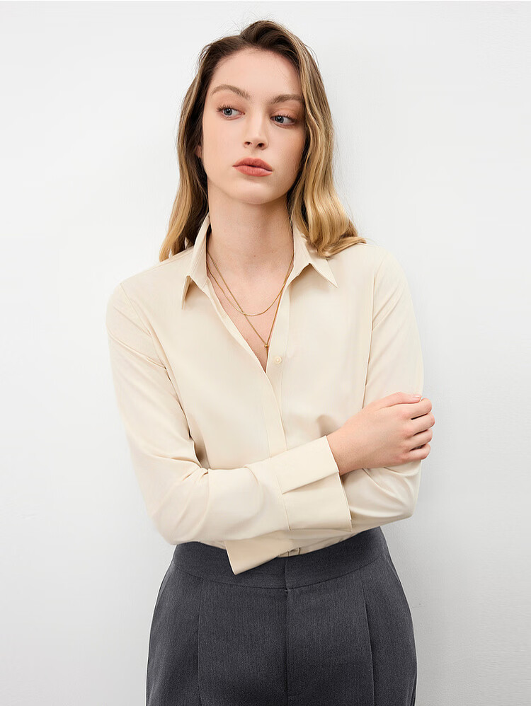 G2000 Modal Stretch Women's Business Commuter Long Sleeve Shirt 2026 Spring Summer Mall Edition 18