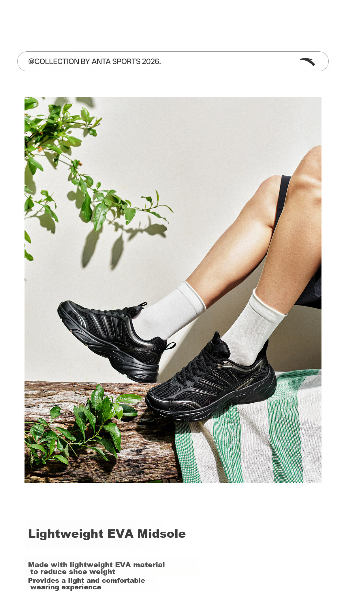 Anta Little Millennium Men's Casual Shoes Thick Sole Height Increasing Leather Mesh Summer Fitness Commuting Sports Shoes 112628812 4