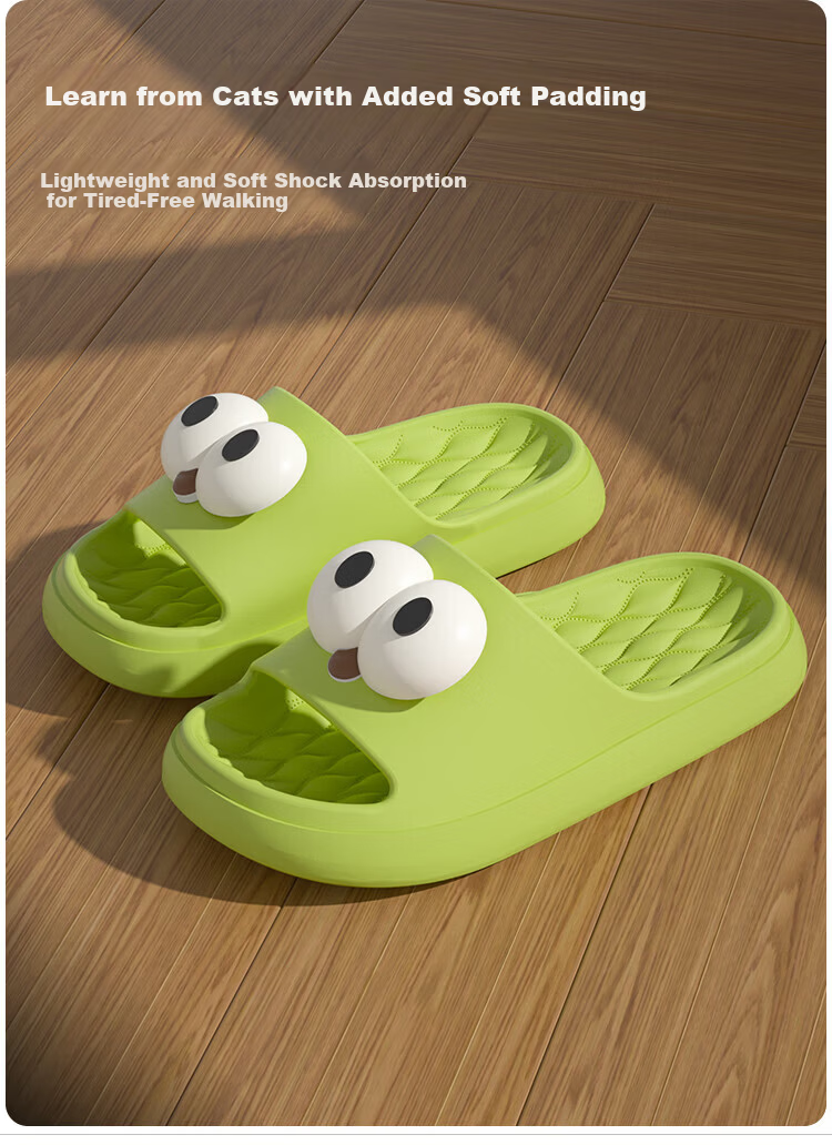 Qiumuxi Thick Sole Slippers Men Outdoor Non-Slip EVA Soft Comfortable High-Value Outdoor Couple Women's Sandals 5