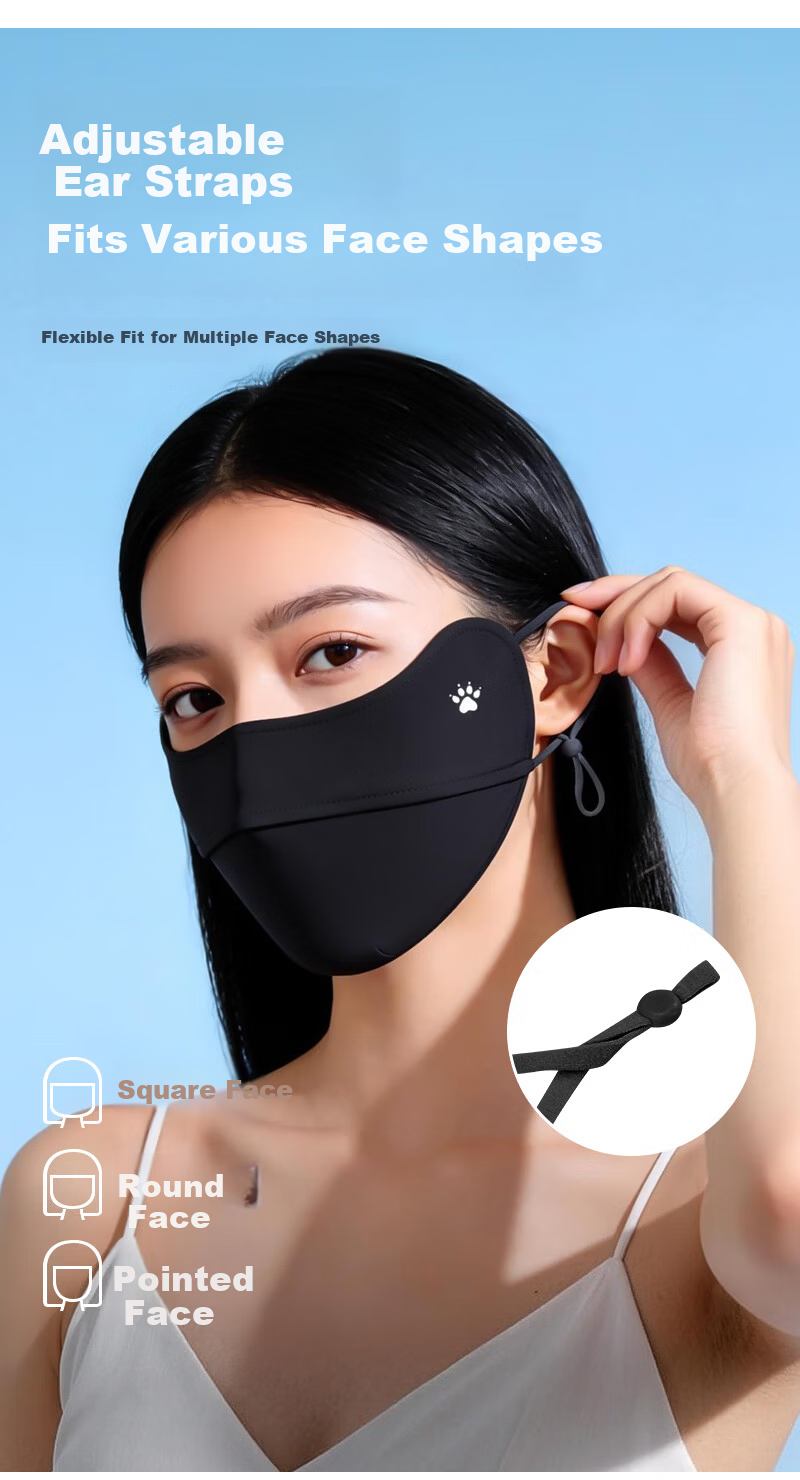 KELME Sun Protection Mask Unisex Summer Cycling Face Cover UV Protection Outdoor Mountaineering Travel 4