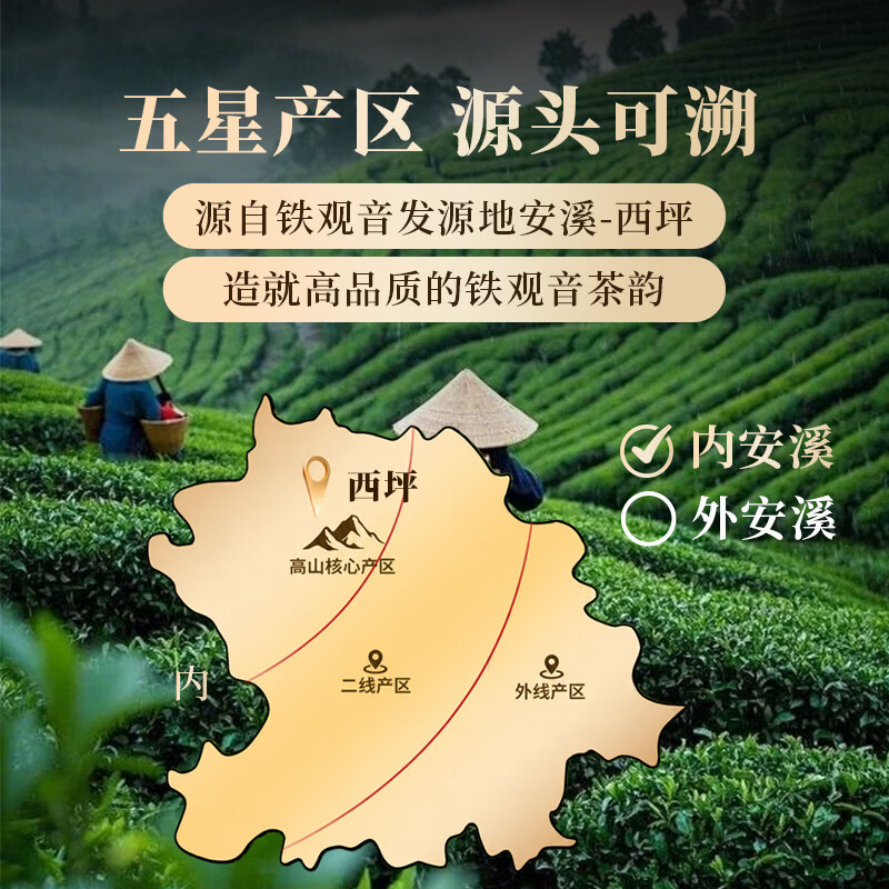 传奇会乌龙茶 安溪铁观音 浓香型特级500g茶叶2026新茶礼盒装自己喝送礼