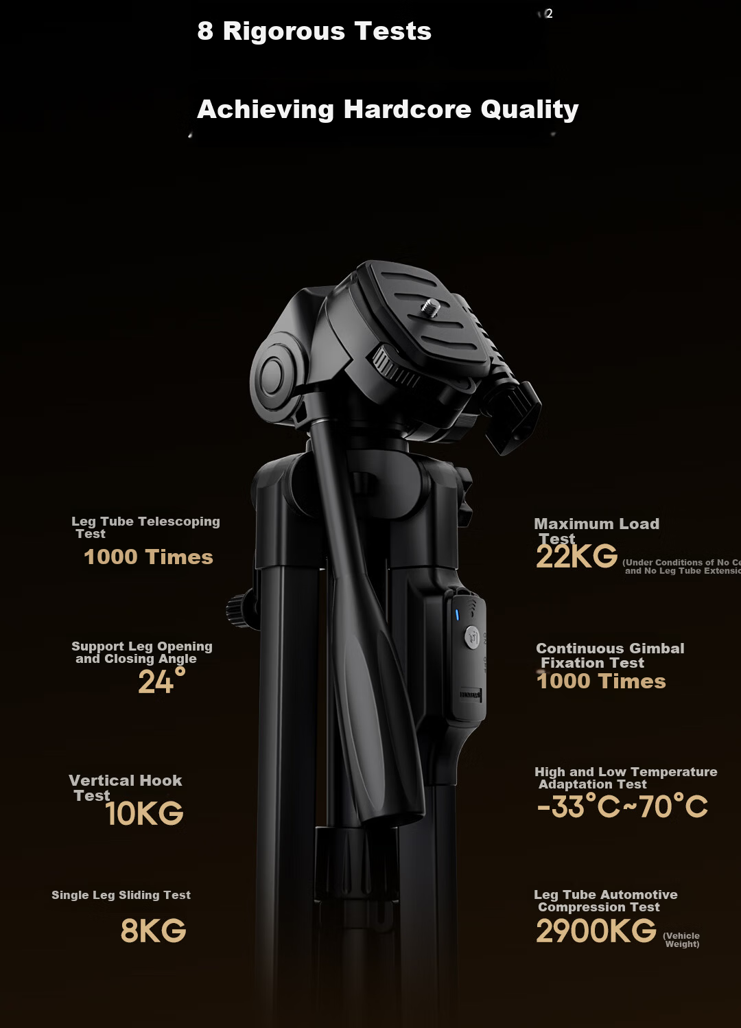 YUNTENG 860 Professional Tripod with Spiked Feet, Hydraulic Head for DSLR, Mirrorless Camera, Camcorder, Smartphone, Vlog Video Shooting, Live Streaming, Outdoor Travel Photography Stand 11