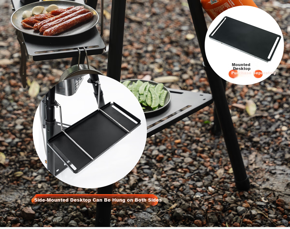 FIRE-MAPLE Qingtian 3 Double-Layer Intense Flame Large Air Stove Set, Outdoor Portable Stir-Fry Cookware, Cartridge Stove, Gas Stove, Camping Equipment 15