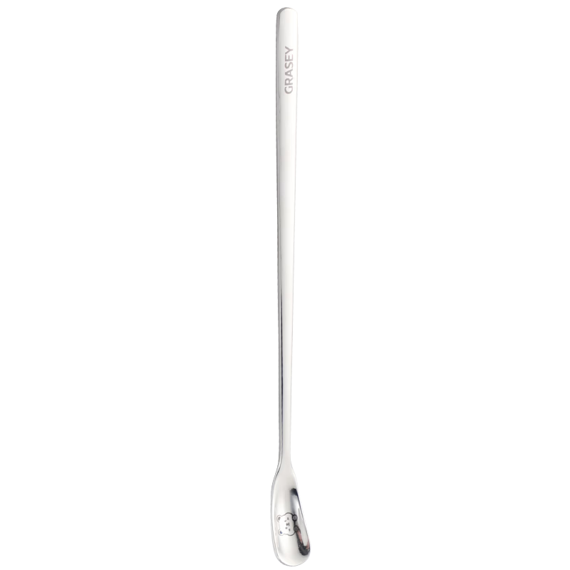 Guangyi 316L Stainless Steel Stirring Spoon Long Handle Coffee Stirrer Honey Spoon GY2660