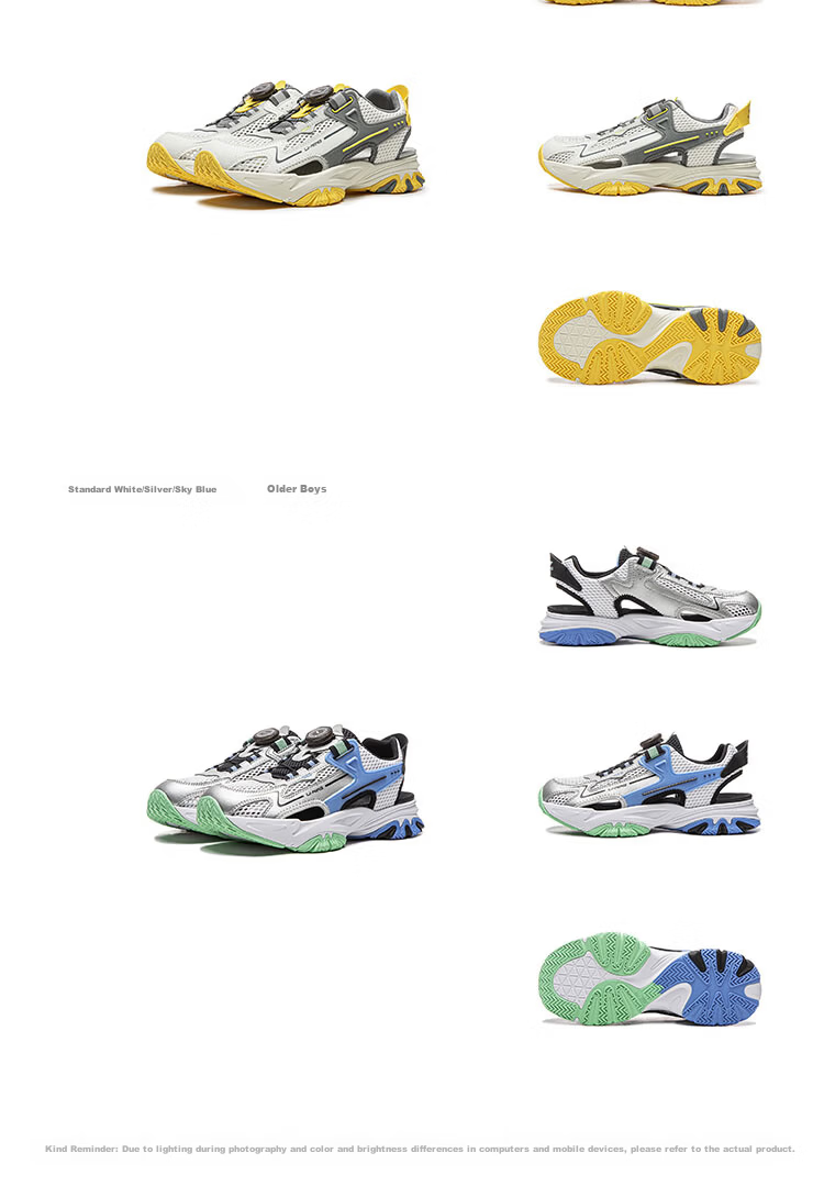 Li-Ning Youth Summer Sandals Qingxia V2 Shock Absorption Rebound Cool Dad Casual Shoes Frame Shoes YKUW014 Size 38 11