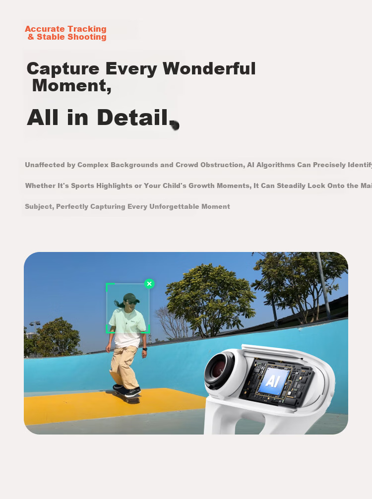 Insta360 Flow 2 Pro Smartphone Gimbal Handheld Stabilizer AI Tracking 3-Axis Selfie Stick Anti-Shake Vlog Tripod (Dynamic White AI Tracking Module Gift Box) 8