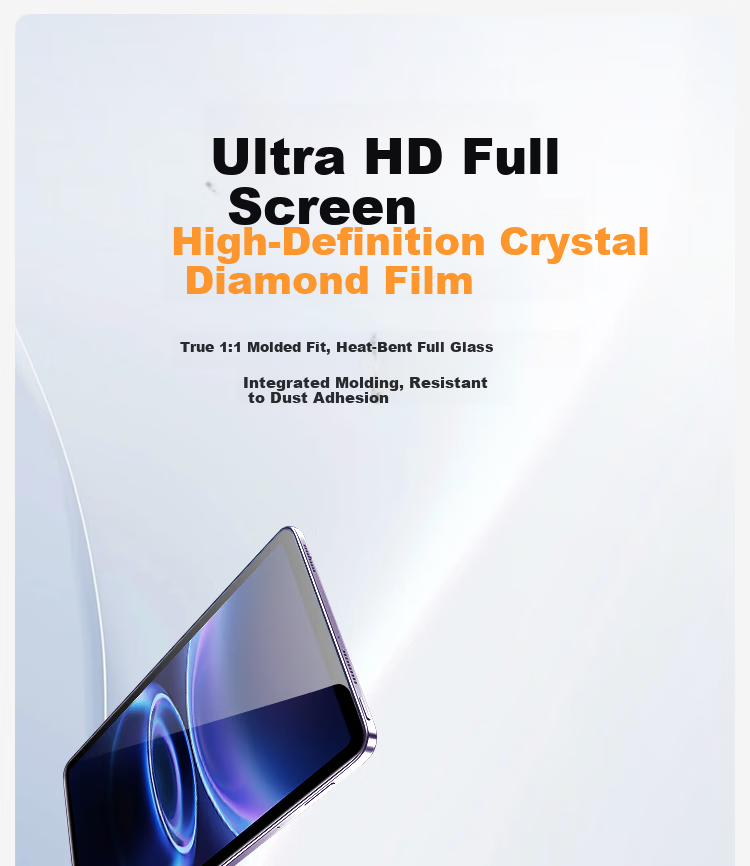 Kulefeng Tempered Glass Screen Protector for Redmi Pad 2 SE, 9.7-Inch Tablet Protective Film, Full-Screen Coverage, Ultra-Thin Glass 1