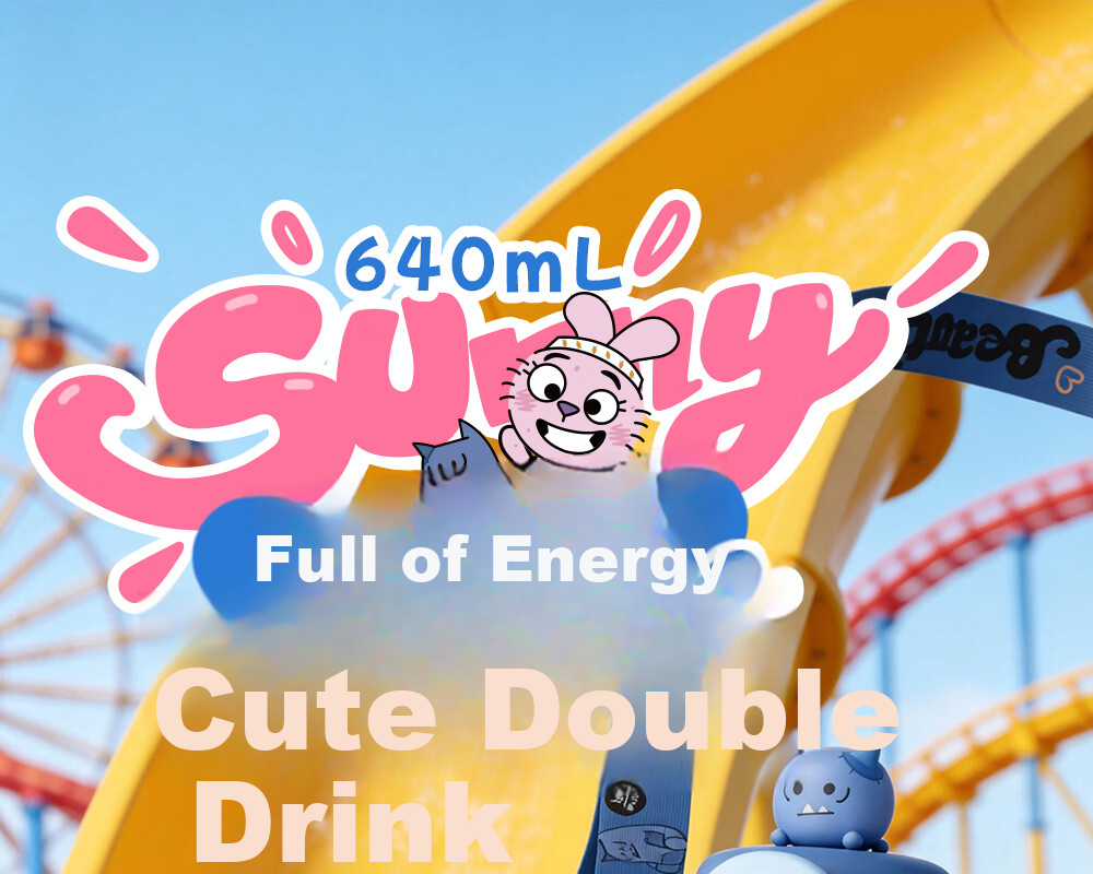 Fuguang Kids PPSU Straw Water Bottle Portable Dual-Use Cartoon Cute High-Temperature Resistant Plastic Cup for Boys and Girls 1