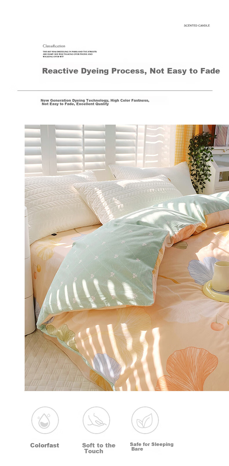 Hengyuanxiang 100% Pure Cotton Quilt Cover Single Piece Summer Quilt Cover Double/Single 220*240cm 9