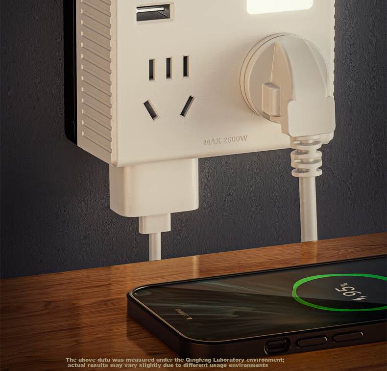 Kyfen Model 86 Wall Control Power Adapter Socket Converter Multi-Outlet Plug for Home Bedroom Kitchen Use 21