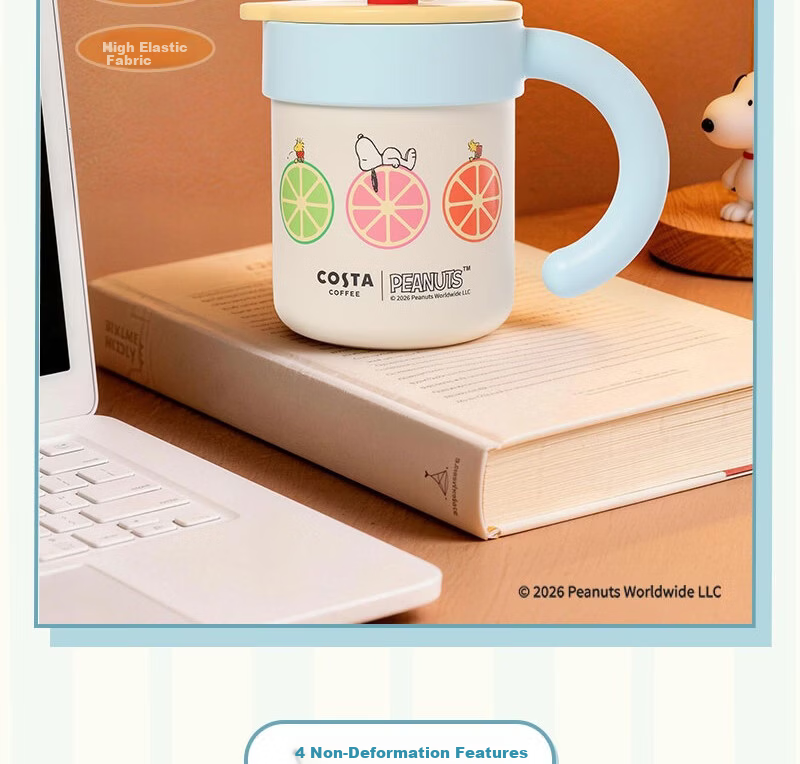 COSTA 2026 New Snoopy Series High-Value Insulated Mug for Men and Women Gift for Wife 10