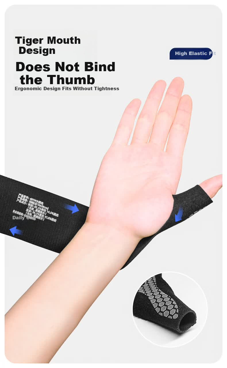 LP Wrist Support Thumb Sleeve Men's Badminton Sports Joint Protection Women's Stabilizing Brace 5