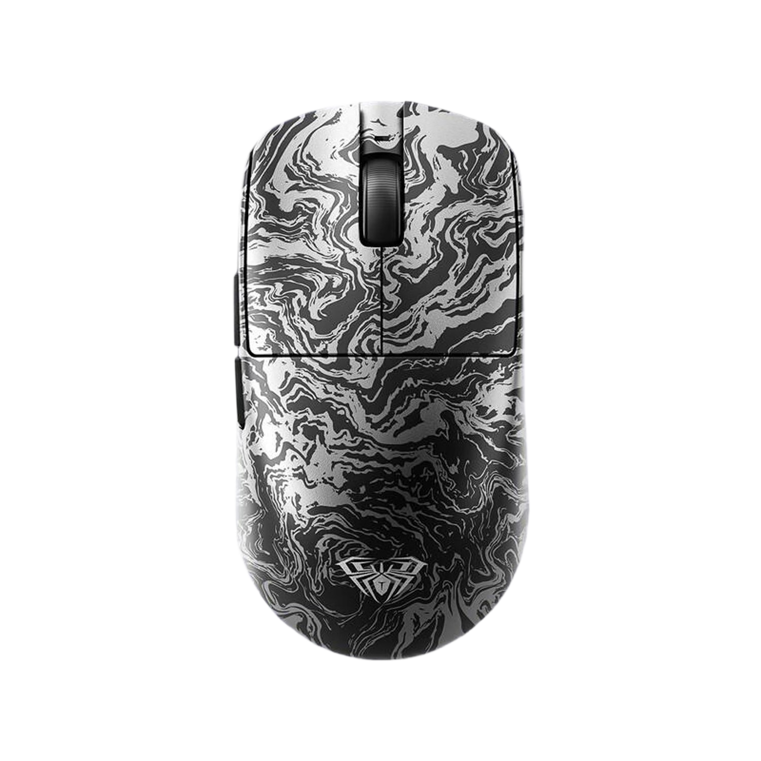 AULA X9Max Lightweight Wireless Mouse PAW3395 2.4G/Bluetooth/Wired Tri-Mode Native Dual 8K Report Rate Office Gaming Esports Mouse Fluid Black