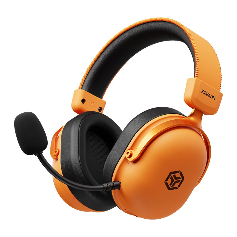 EWEADN VX01S Wireless Bluetooth Four-Mode Wired Gaming Headset Over-Ear 7.1 Surround Sound PC Esports Headphones for FPS Games