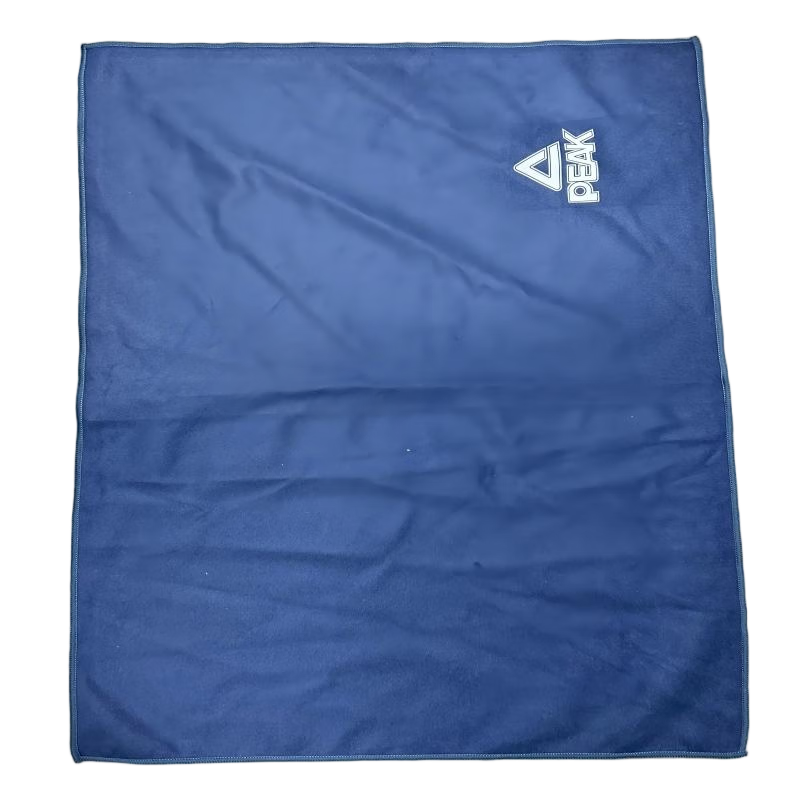 Peak Swimming Cotton Towel Absorbent Quick-Dry Bath Towel Lint-Free Outdoor Badminton Sweat Towel Navy Blue