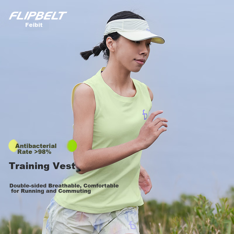 Feibit Sleeveless Vest | Women's Breathable Summer Fitness Shirt Quick-Dry Running Basketball Training Sports Tank Top
