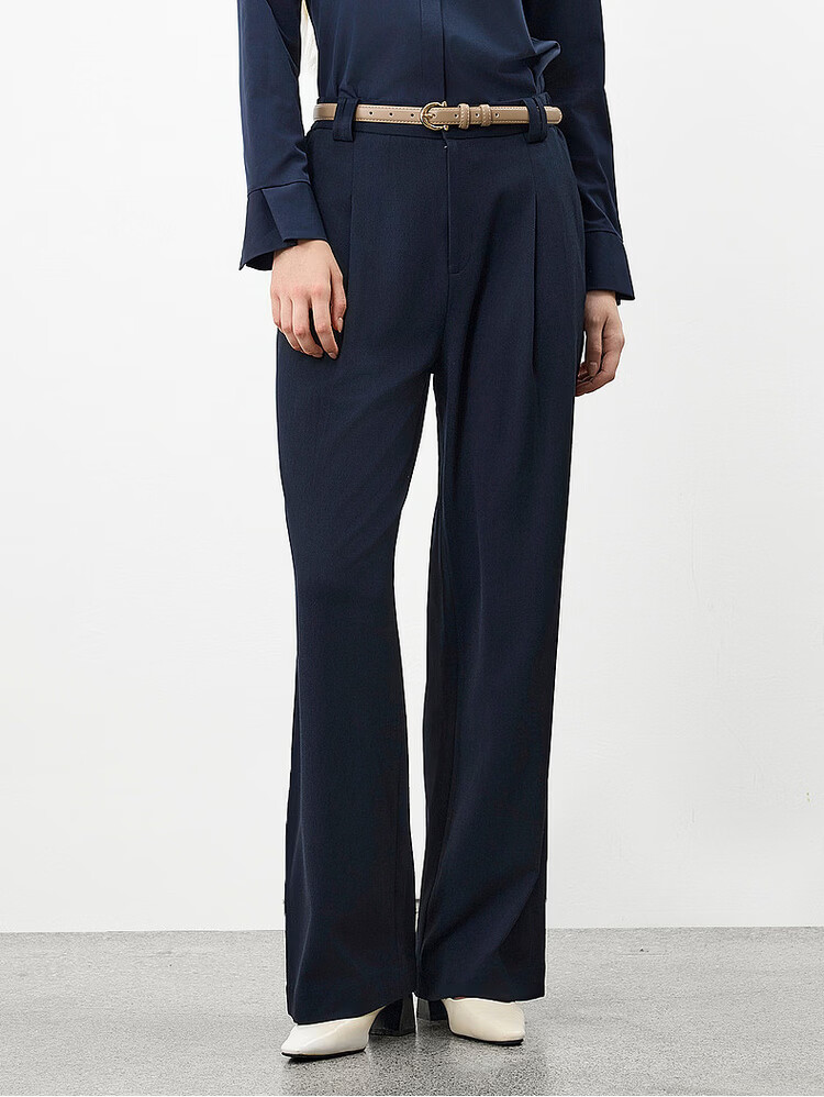 G2000 Women's 2026 Spring Summer Textured Casual Loose Straight Pants with Comfortable Stretch, Mall Edition 18