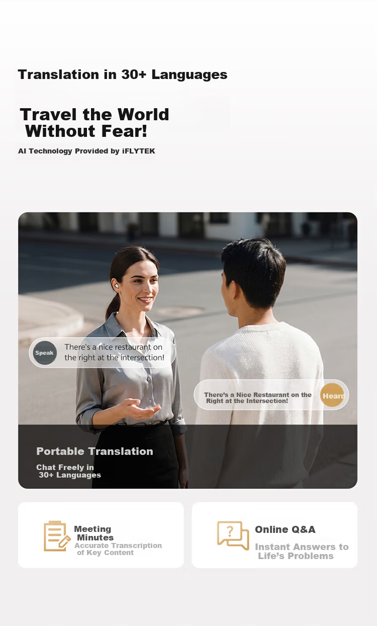 QCY [Major New Product] A30 Wireless Bluetooth Bean-Shaped In-Ear Active Noise Cancelling -60dB Sports Earphones with Adaptive Wind Noise Reduction, Call Noise Cancellation, Long Battery Life, Desert Gold 13