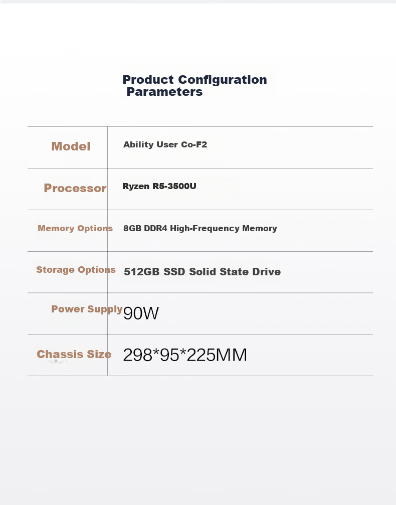 Yineng Lenovo Ecosystem Business Office Desktop Computer Host (Ryzen R5 8G 512G WIFI) Education Learning High Cost-Performance Shangqi Series 7