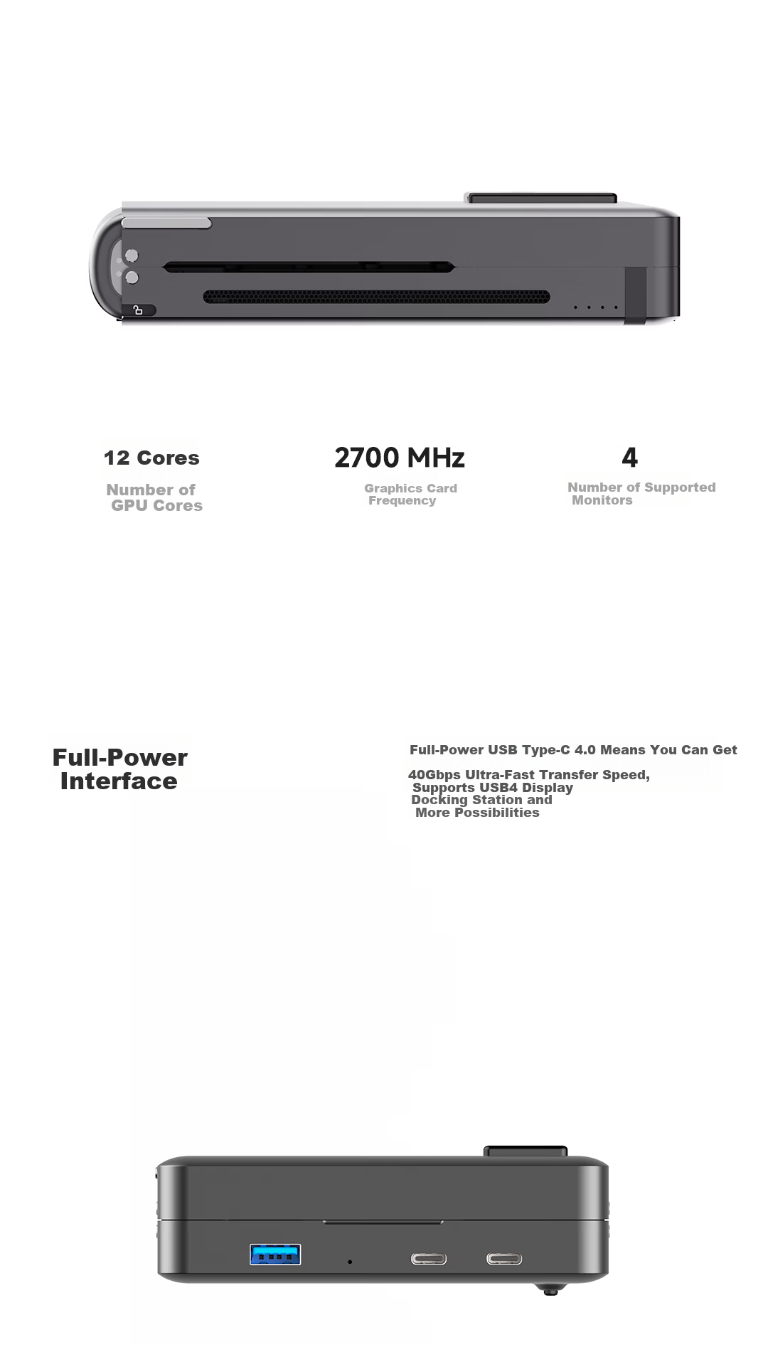 Pocket Exquisite Foldable Keyboard AI Computer AMD 8840U 32GB 1TB Desktop Mobile Workstation Mini PC Office Tool OpenClaw Lobster Deployment New Release 3