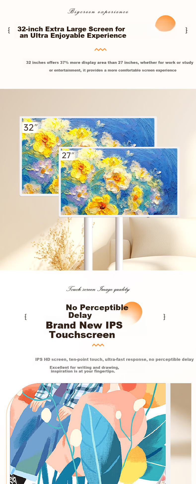 Skyworth [Gina's Choice 24-Hour Battery Life] 4K Bestie Machine 32-inch F3 Ultra Portable TV All-in-One Smart Screen Birthday Gift 8+128GB 3