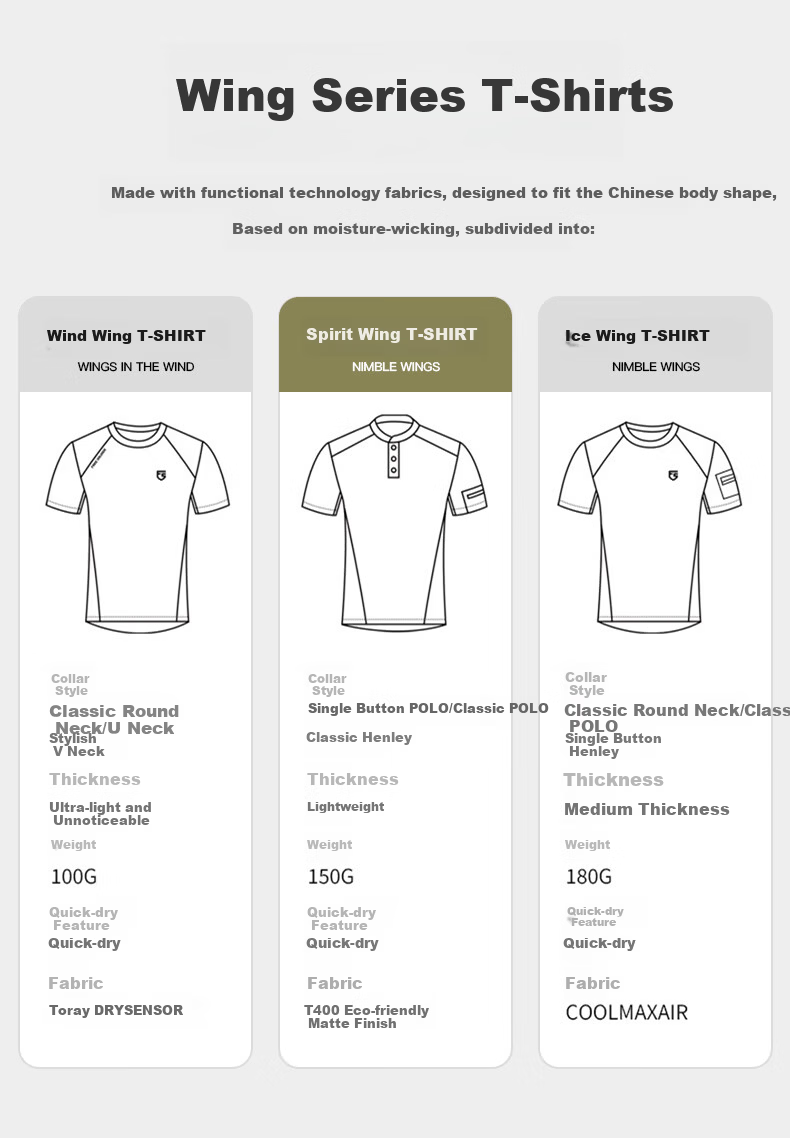 Free Soldier Lingyi Crew Neck Quick-Dry T-Shirt Spring Summer Outdoor Sports Running Fitness Breathable Moisture-Wicking Short Sleeve Gray 3XL 11