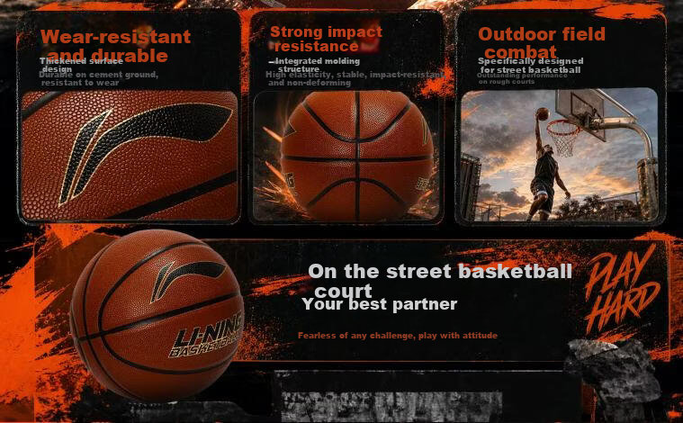 Li-Ning Basketball for Adults, Professional Competition Basketball for Middle School Students Aged 12-18, Outdoor Basketball Training for High School Entrance Exam, Gift for Boys 16