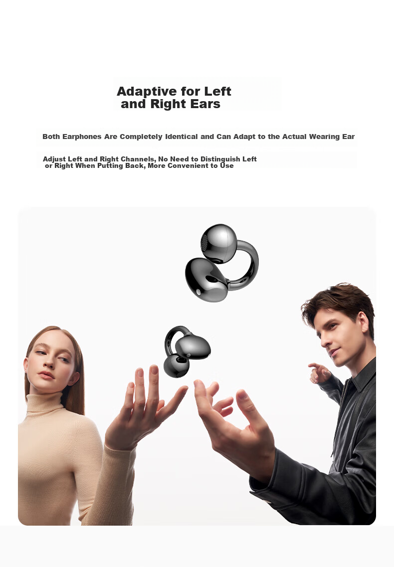 Honor Choice Clip-On Earphones 2 Pro Star Edition Bluetooth Earphones Comfortable Wear Long Battery Life High-Quality Noise Cancelling Celadon Glaze 8