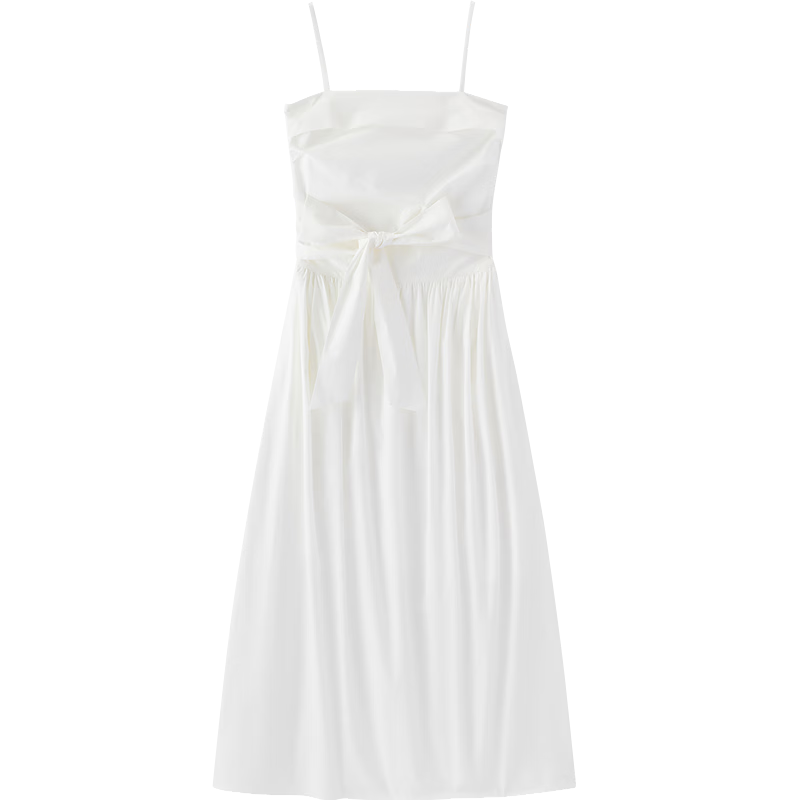 Semir Chen Duling Tulip Hem Strapless Dress Women's Summer 2026 Pure Desire Long Dress 109326114003