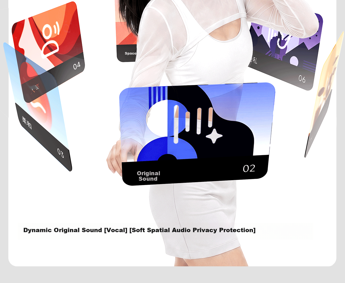 Edifier Auro Ace Over-Ear Wireless Bluetooth Headphones Trendy Screen Fashion Earphones Bluetooth 6.0 Wired and Bluetooth Dual-Mode Connection Compatible with Apple Huawei Xiaomi Obsidian Black 16