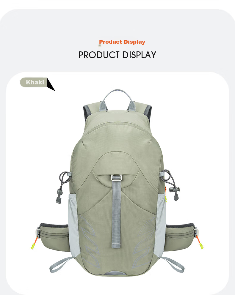 TFO 7th Generation Airborne Suspension Hiking Backpack Outdoor Double Shoulder Hiking Bag B9202434 Khaki 20L 4