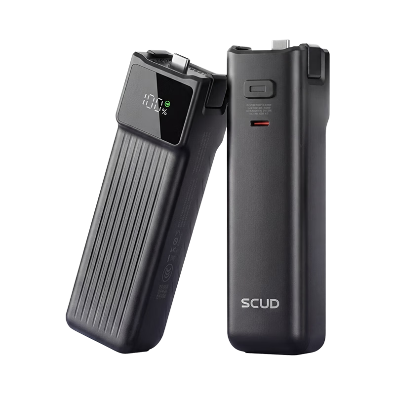 Slim Battery 3C Certified 5000mAh Long-lasting Power Bank Fast Charging Compatible with DJI Osmo Pocket 4/3/4 Pro Outdoor Shooting Black