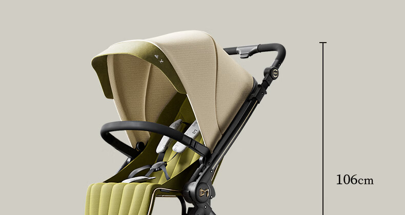 DearMom Baby Stroller Roman Holiday Reversible Foldable Lightweight High Landscape Shock Absorption Pushchair 80