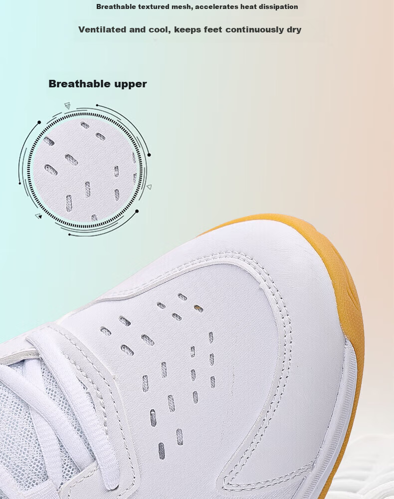 LI-NING Badminton Shoes All-Rounder V Shock Absorption Non-Marking Wear-Resistant Anti-Twist Non-Slip Professional Training Sports Shoes for Men 4