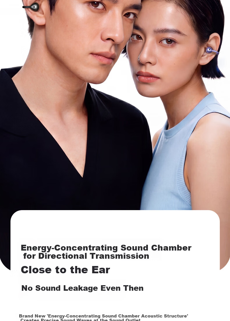 Chuangu 2026 New AI Simultaneous Translation Bluetooth Bone Conduction True Wireless Ear Clip Translator Comfortable Non-In-Ear Sports High-Quality Sound 19