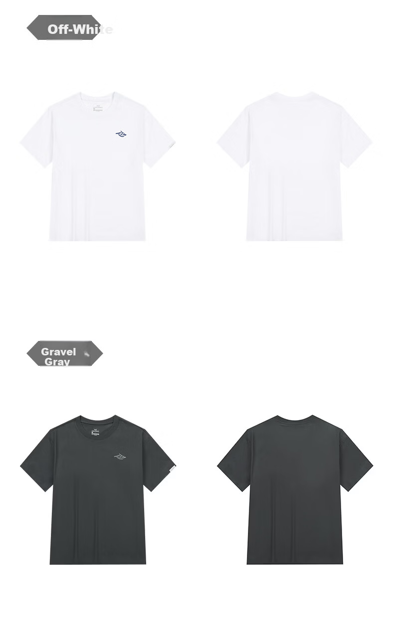361° Men's Short Sleeve T-Shirt Summer New Sports Running Loose Casual Trendy Top 632519115D-9 80