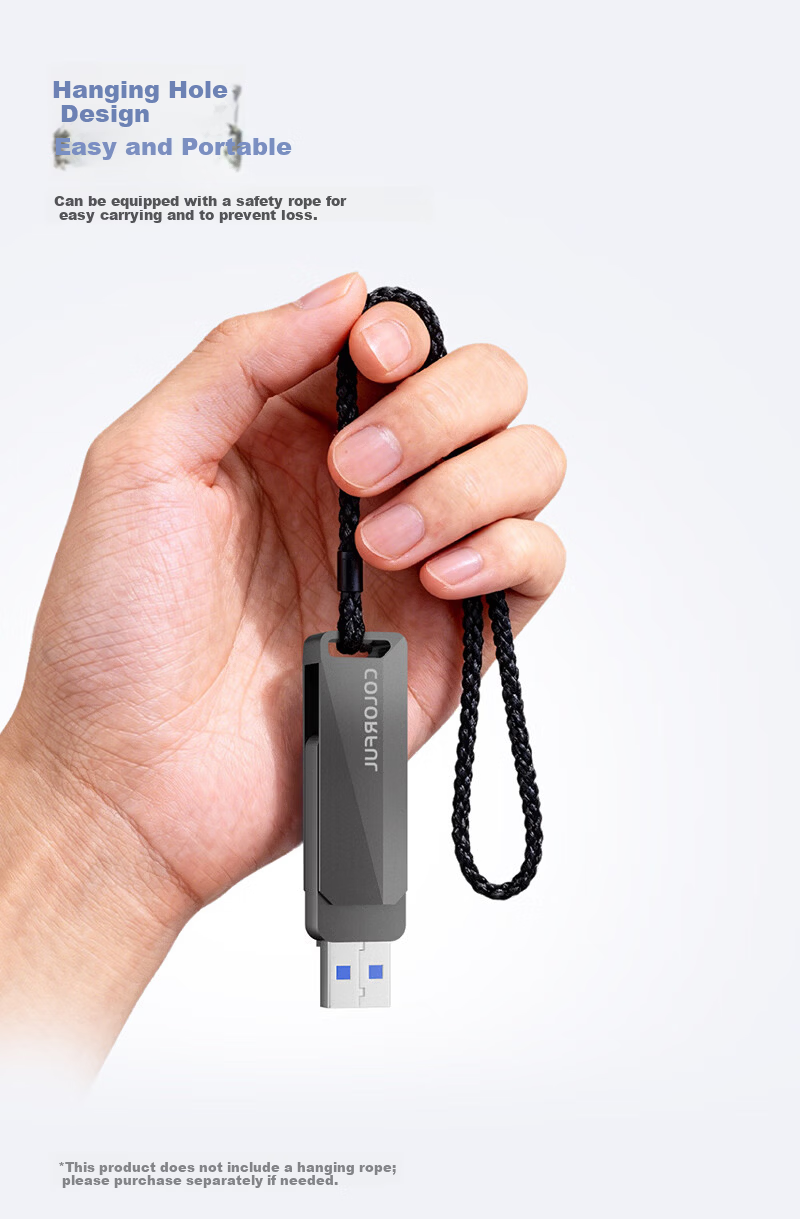 Colorful 128GB Type-C Dual Interface USB 3.2 Flash Drive 550MB/s High-Speed USB Drive for PC, Android, and Apple Devices 9