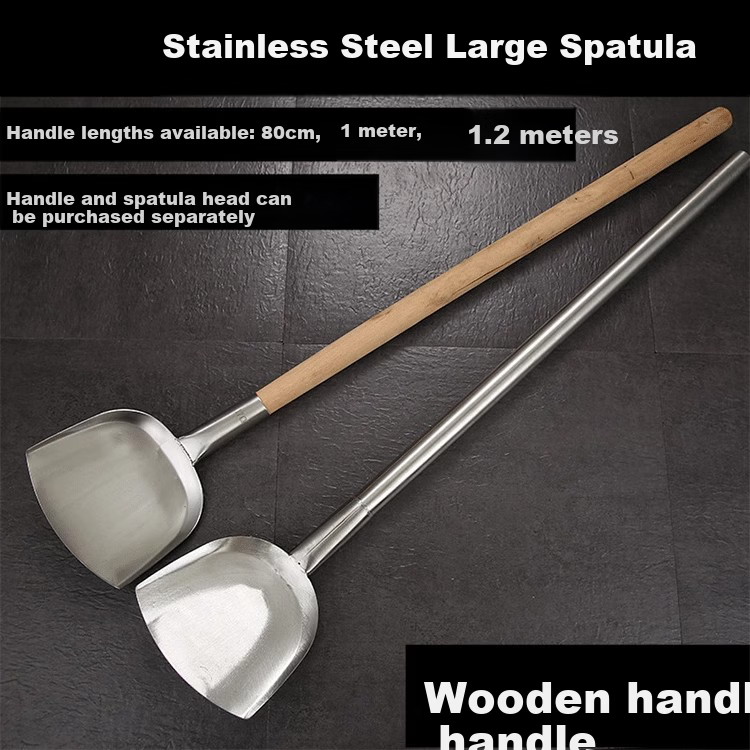 Caitang Smart Stainless Steel Chef Cooking Spatula 19cm Head (Jingcang) 1