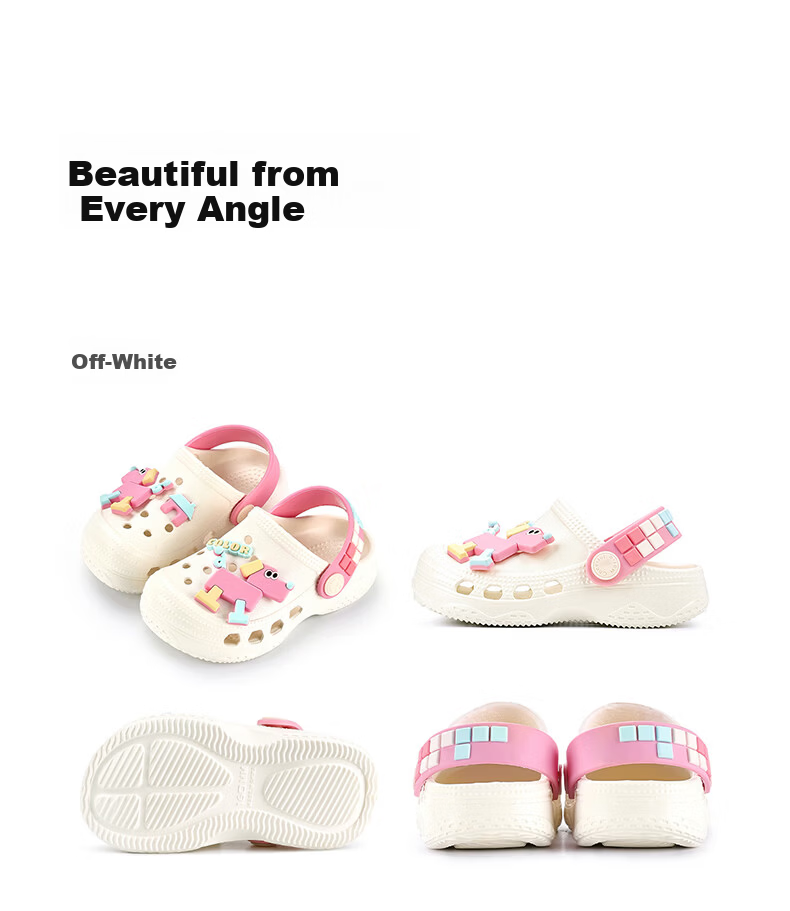 Cheerful Mario Baby Slippers Summer New Children's Home Breathable Bath Toddler Boys Girls Closed-Toe Beach Clogs 5
