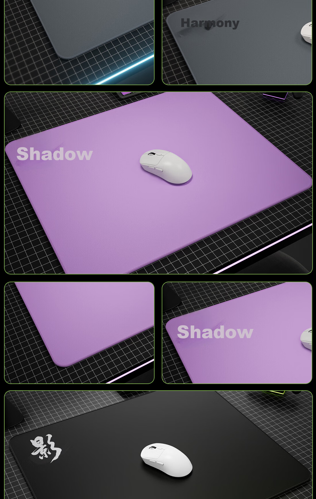 Saifeiyan [Shadow] Gaming Mouse Pad Rough Texture Neutral Control Pad Apex/CSGO/FPS Gaming Mat Shadow - Flame Red Rough Surface 480x400x4mm 11
