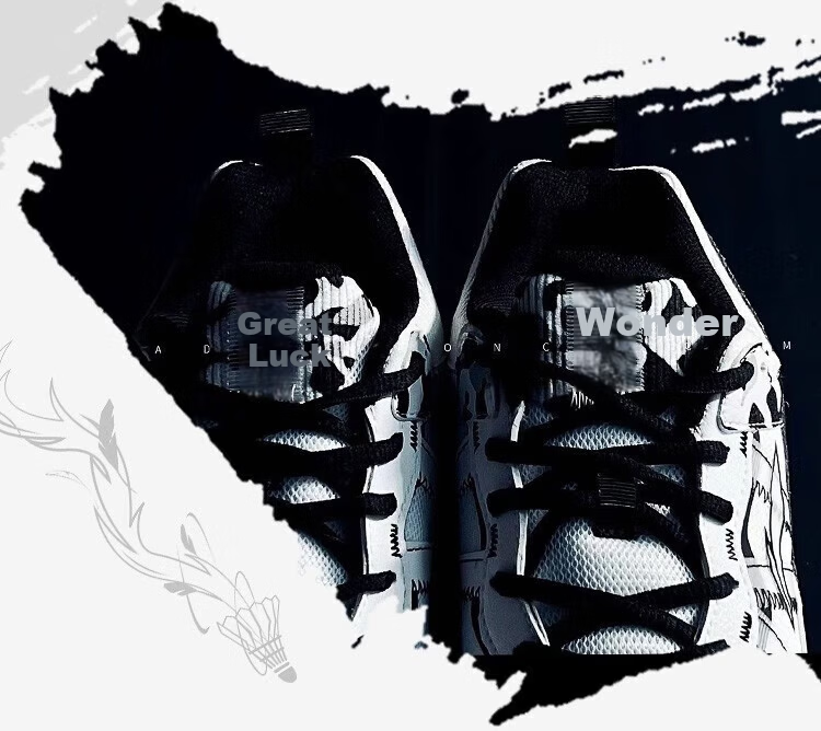 LI-NING Men's Badminton Shoes Invincible Ace Cushioning Professional Badminton Competition Sports Shoes Shi Yuqi Edition 4