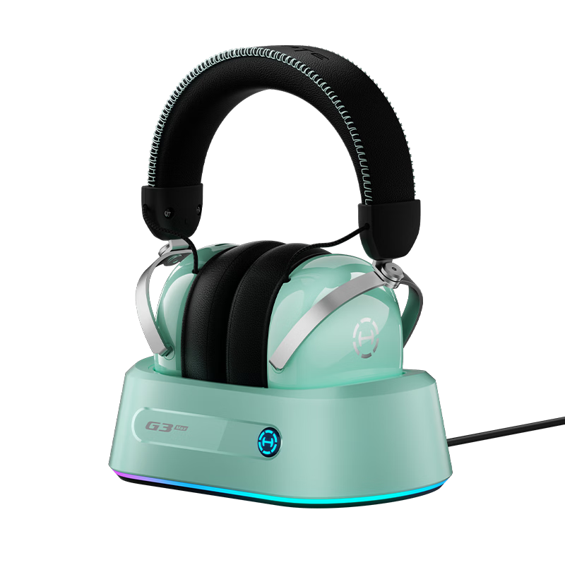 EDIFIER HECATE G3 MAX Base Edition 2.4G Wired Bluetooth Quad-Mode THX Spatial Audio Wireless Gaming Headset Green