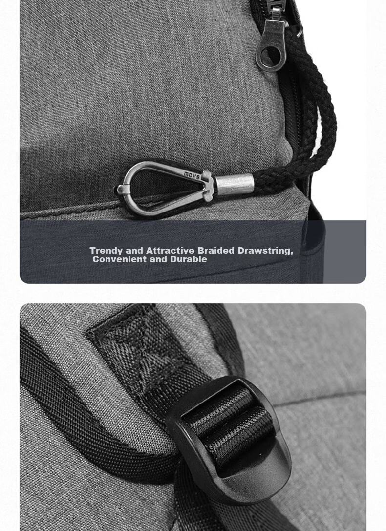 JAJALIN Outdoor Backpack Double Shoulder Hiking Bag Large Capacity Travel Bag for Men Women Students Children Gray 7