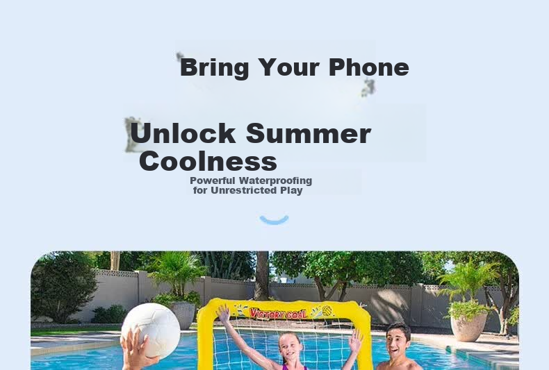 LI-NING Waterproof Touchscreen Phone Pouch Swimming Dustproof Protective Underwater Shooting Case 4